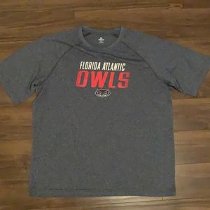 EUC- FAU Owls sports logo t shirt XL